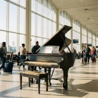 Airport Piano – Flash Fiction Feb 9th, 2026